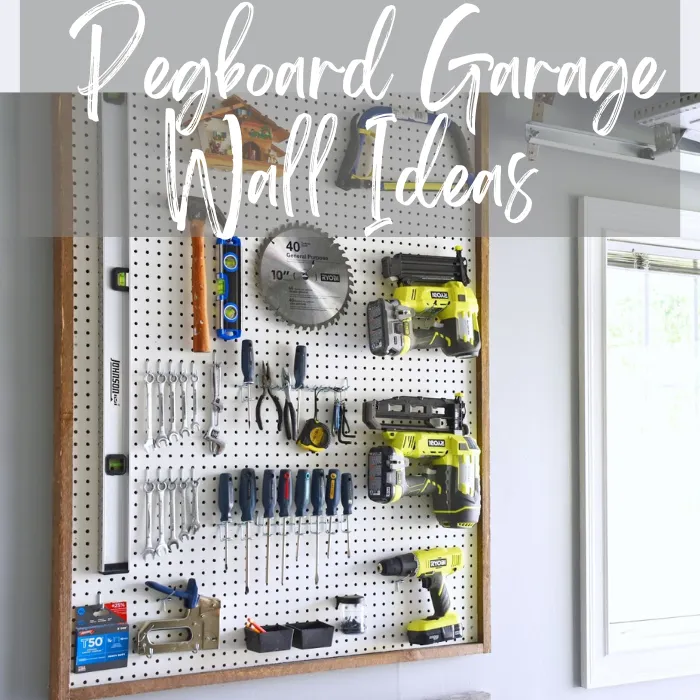 Pegboard Garage Wall Ideas